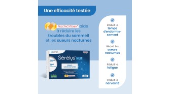 Complément alimentaire troubles du sommeil - Sérélys NUIT