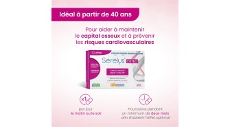 Complément alimentaire capital osseux Ménopause - Sérélys OSTEO