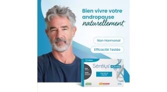 Complément alimentaire Andropause Bouffées chaleur - Sérélys HOMME