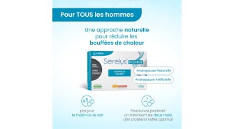 Complément alimentaire Andropause Bouffées chaleur - Sérélys HOMME