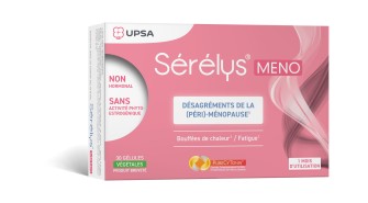 Sérélys MENO, complément alimentaire Ménopause et Périménopause, bouffées de chaleur et fatigue