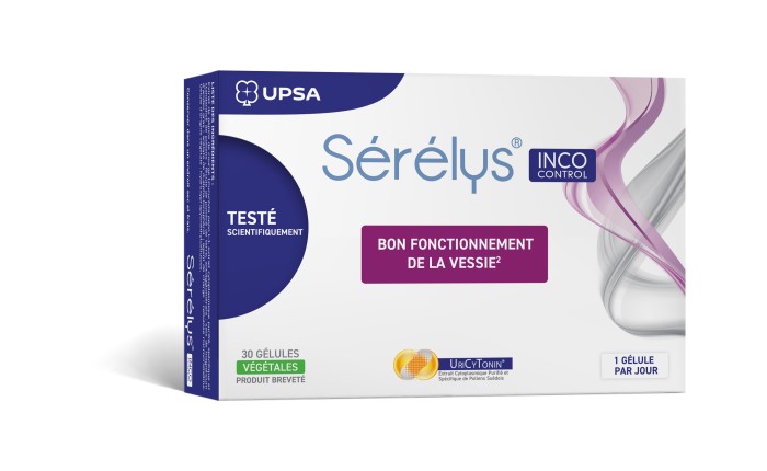 Complément alimentaire Bon fonctionnement vessie - Sérélys INCO CONTROL Complément alimentaire Bon fonctionnement vessie - Sérélys INCO CONTROL