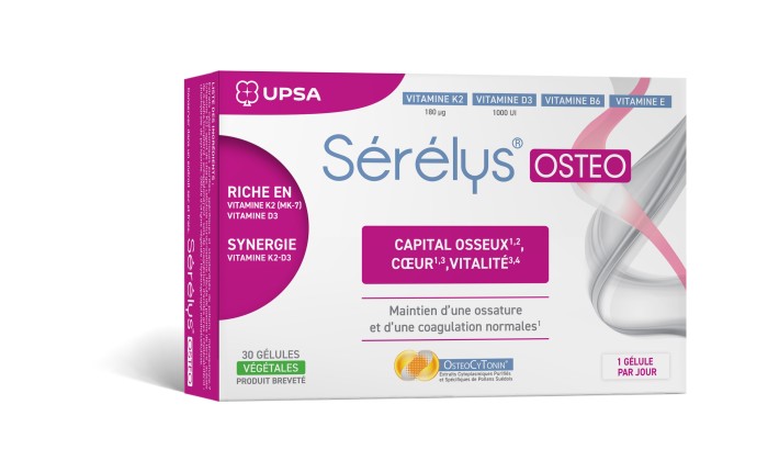 Complément alimentaire capital osseux cœur vitalité - Sérélys OSTEO Complément alimentaire capital osseux cœur vitalité - Sérélys OSTEO
